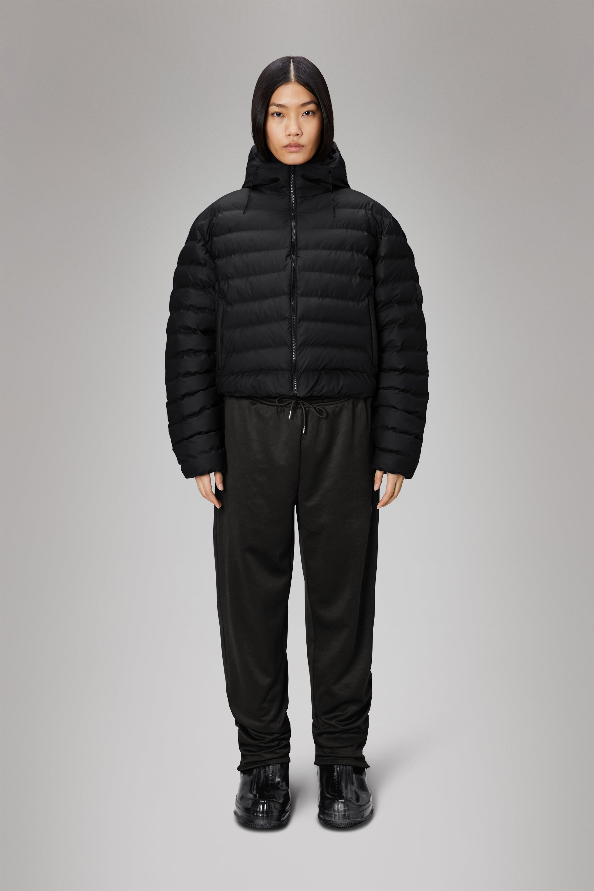 Rains® Lohja Short Puffer Jacket in Black for £265 Free Shipping