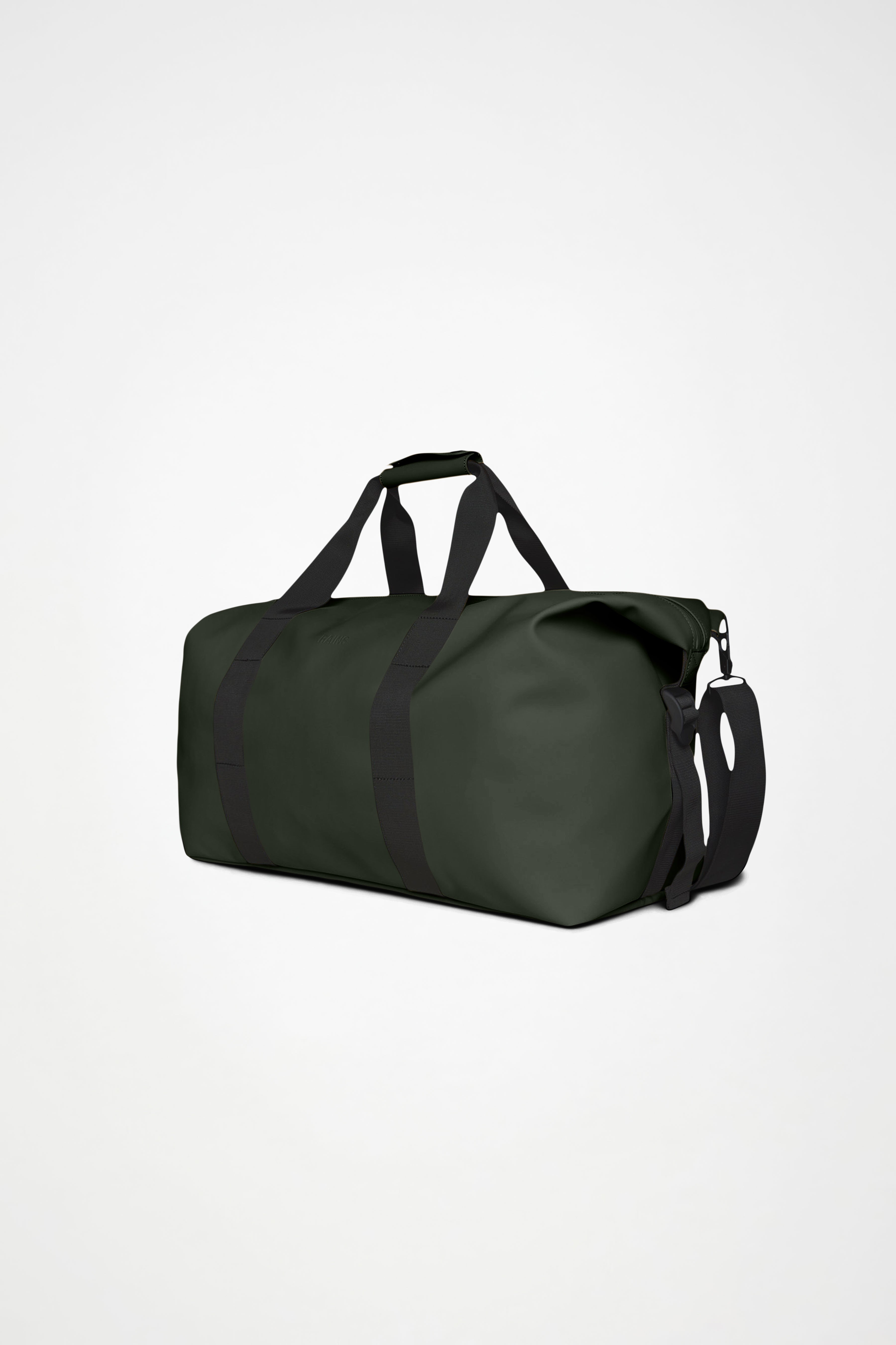 RAINS Hilo Weekend Bag Large Green 47L H29 x D28 x W60 cm Weekender