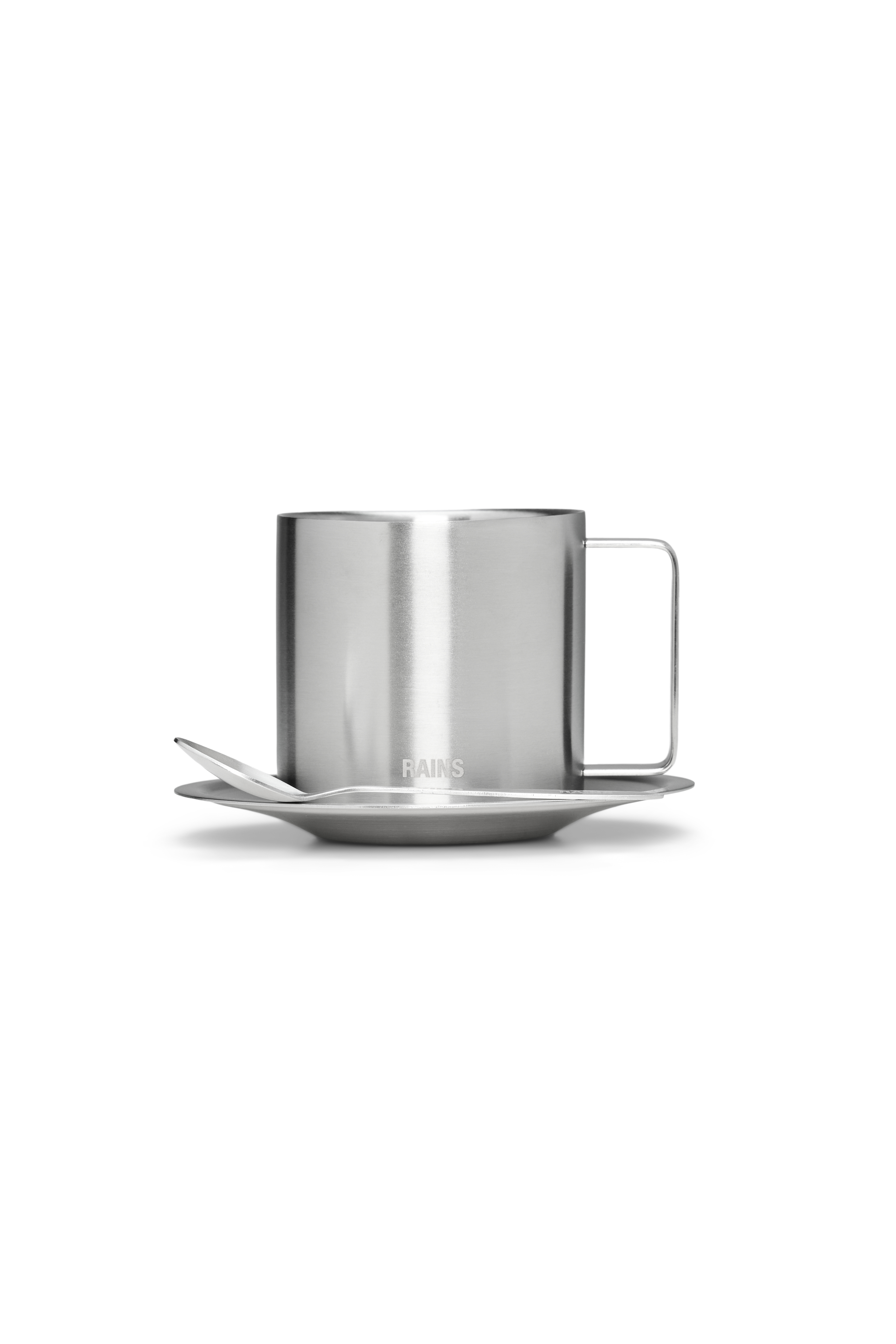 RAINS Stainless Steel Coffee Mug 280 ml Steel 0.28L H8 x D0 x W0 cm Coffee Mugs