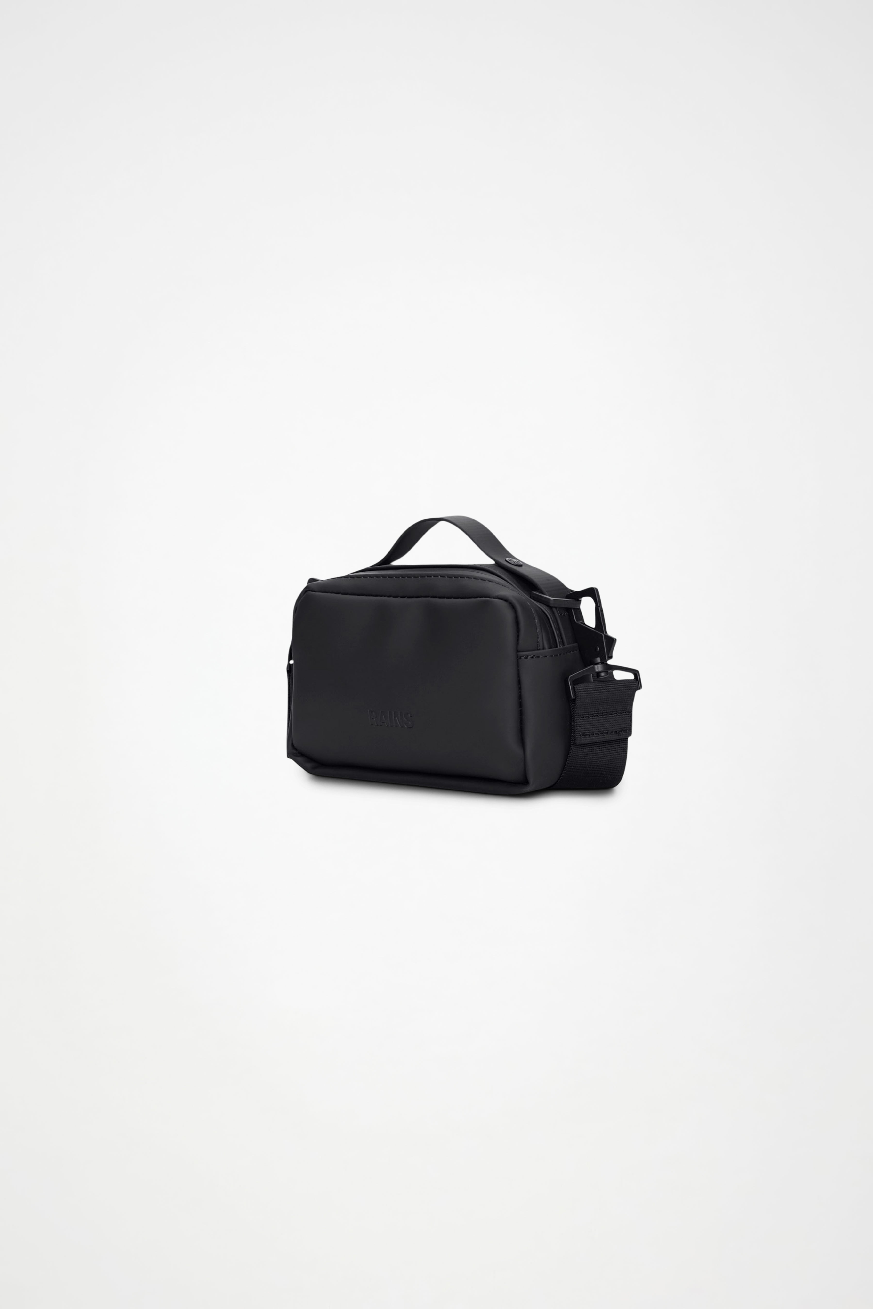RAINS Box Bag Micro Black 1.30L H11 x D7.50 x W16 cm Crossbody