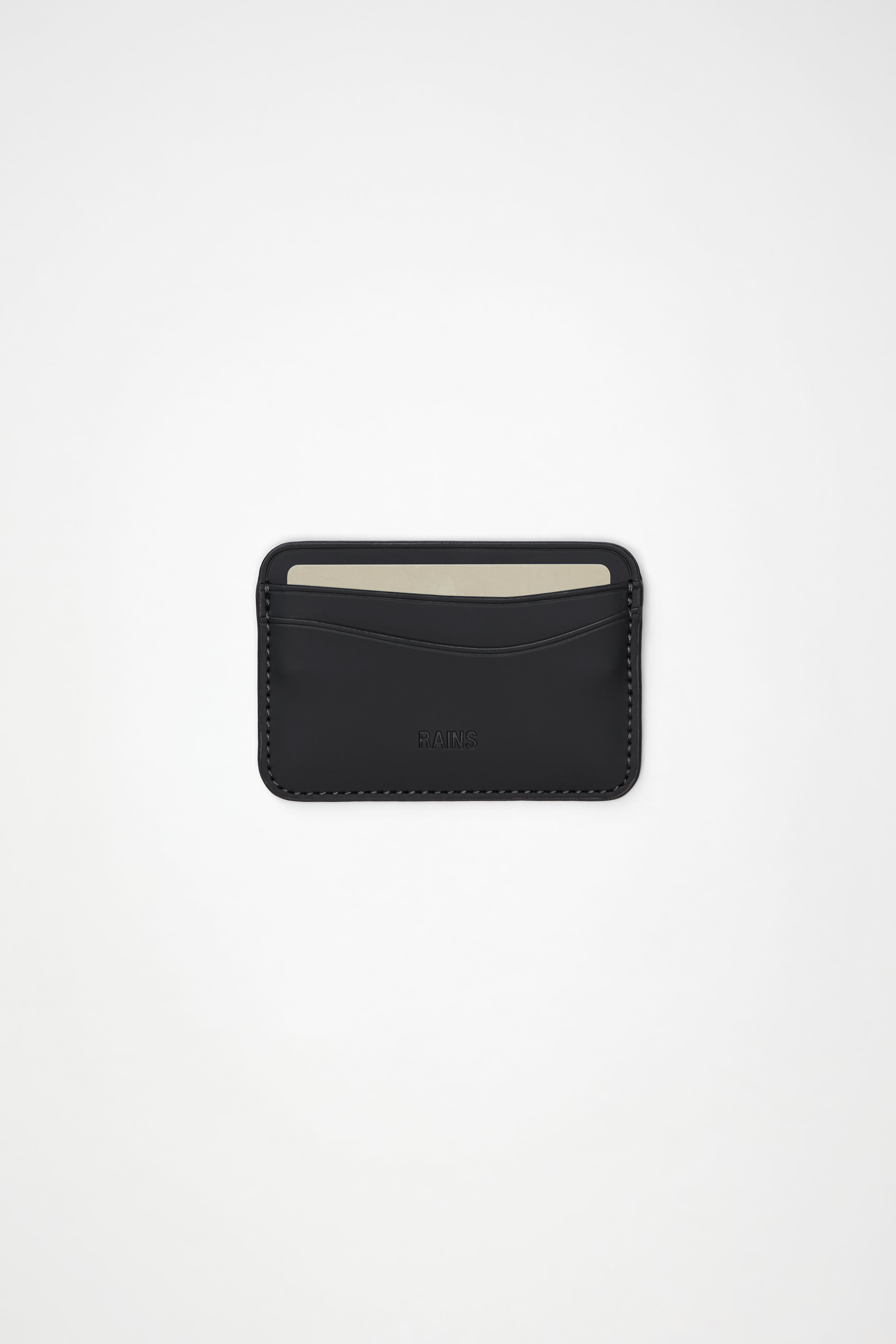RAINS Cardholder Black Wallet