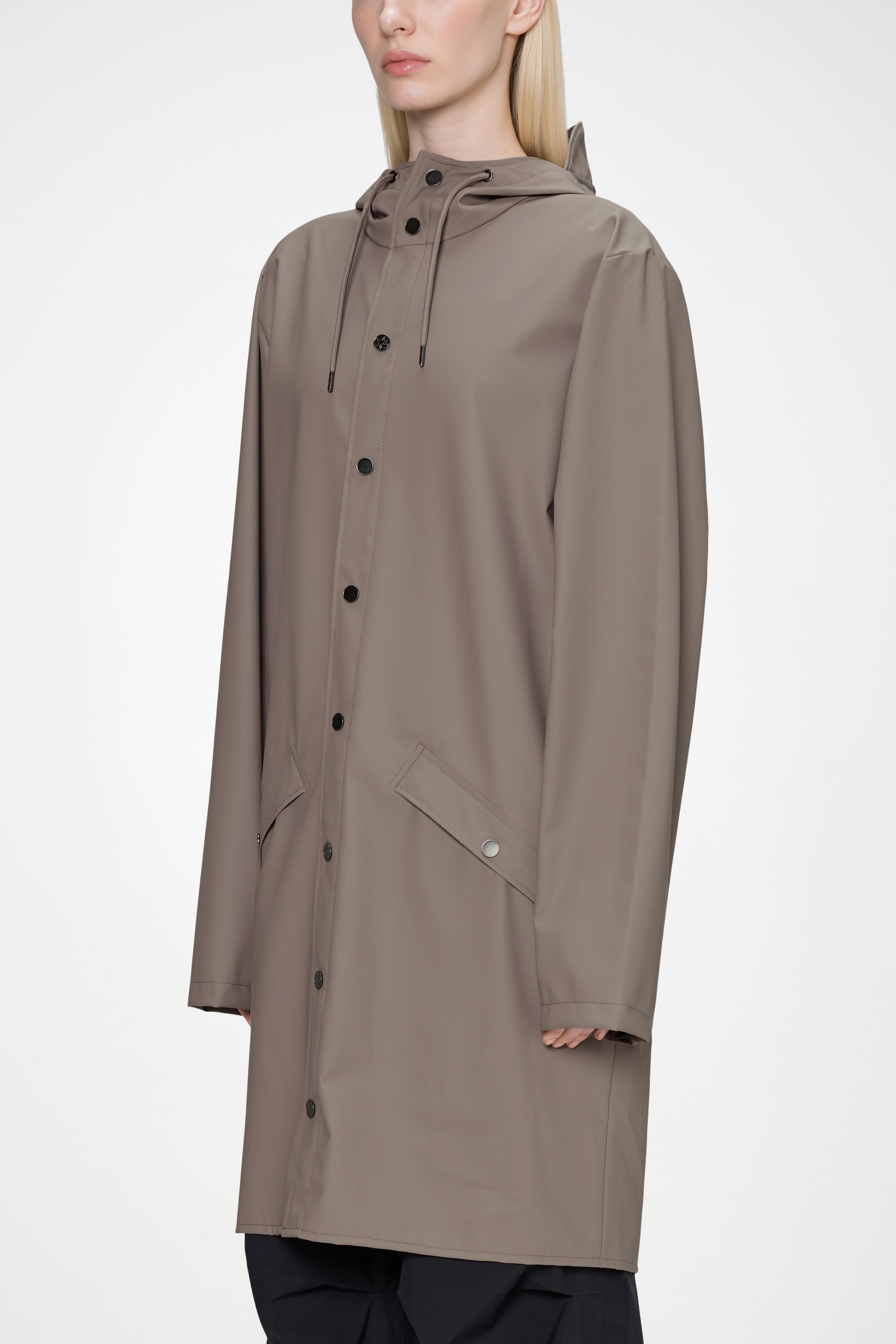 RAINS Long Jacket Cinder Jacket
