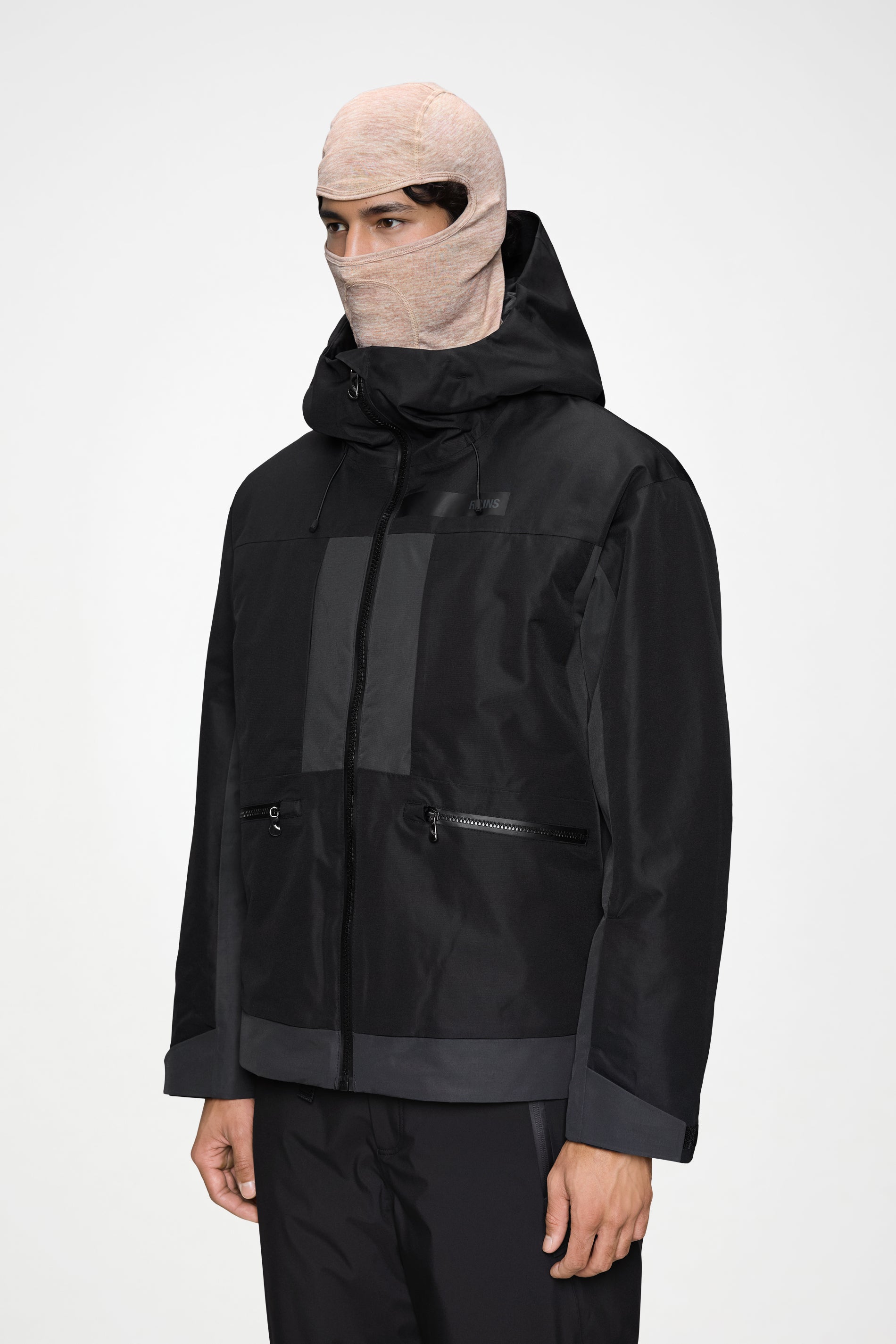 RAINS Niseko Balaclava Beige Headwear