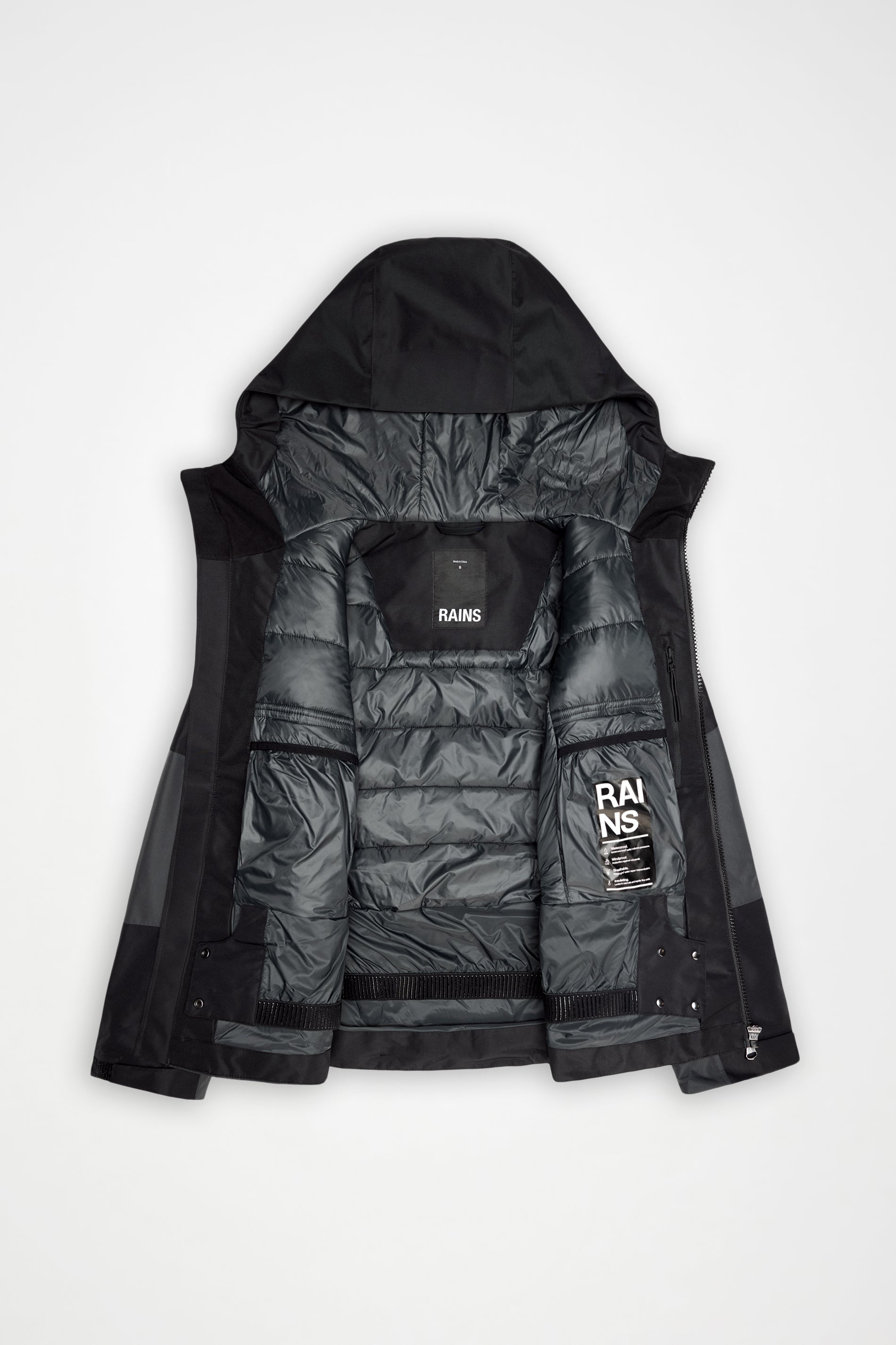 RAINS Niseko Ski W Jacket Black Onyx Jacket