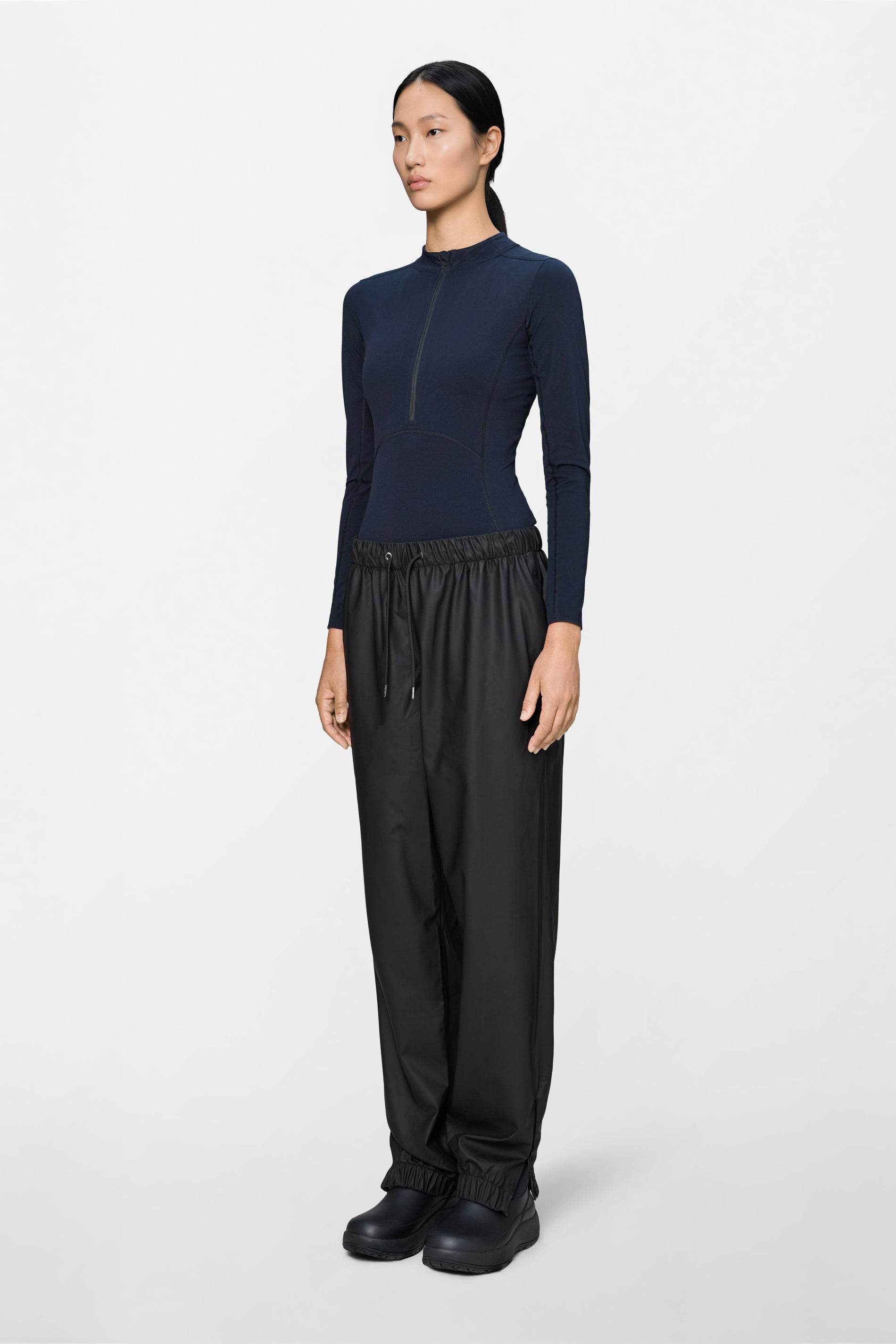 RAINS Rain Pants Regular Black Pants