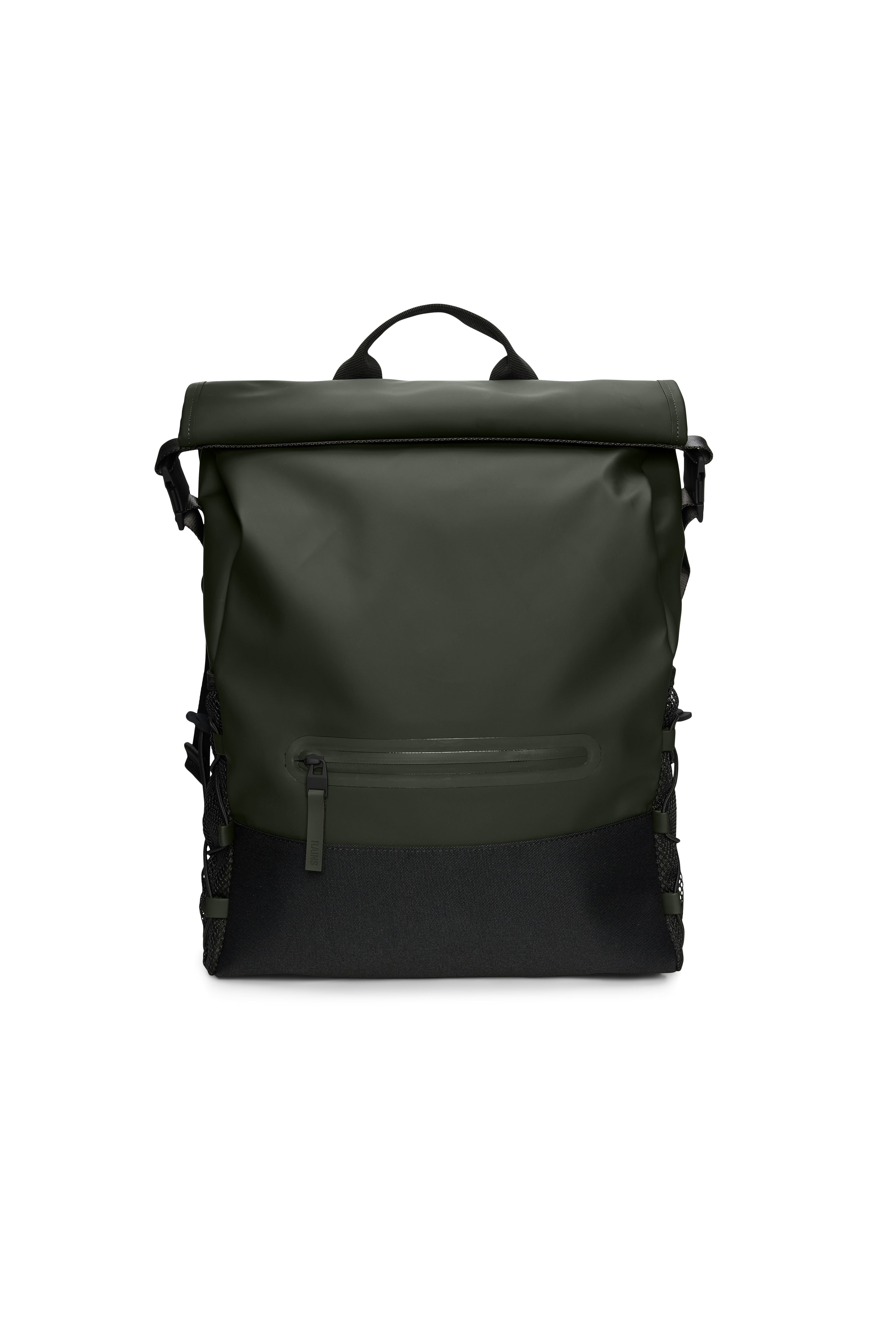 RAINS Trail Mountaineer Rolltop Green 29L H56 x D13 x W32 cm Backpack